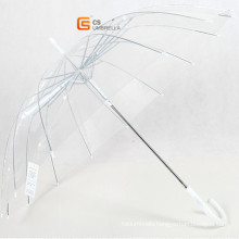 White J Handle 16k Poe/PVC Straight Umbrella (YS-T1002A)